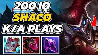 CHALLENGER SHACO GAMES. K/A PLAYS ONLY. LOL META. 64% WIN SHACO JUNGLE