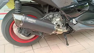 Akrapovic  Yamaha X-Max300' 2021 slip-on Black Euro5   BY TPpowersport group