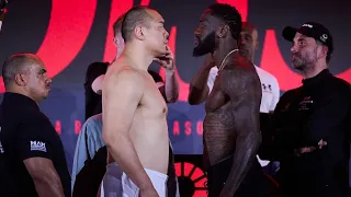 Wilder vs Zhang Weigh-in! The last STAND of the Bronze Bomber!