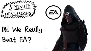Did Gamers Really Just Beat EA? An Analysis Of The Star Wars Battlefront 2 Controversy