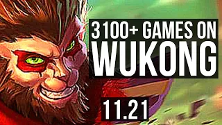 WUKONG vs AATROX (TOP) | 5/0/13, 4.6M mastery, 3100+ games | KR Master | v11.21