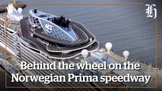 Go-Kart racing on board new cruise ship Norwegian Prima | nzherald.co.nz