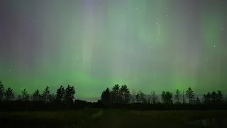 Northern lights dance over Minnesota