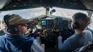 Crossing the Atlantic Ocean in a 1930s Airliner