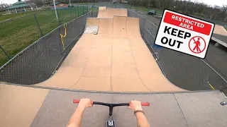 Skatepark is Closed… But Screw It