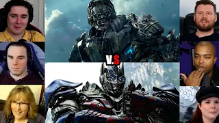 Optimus Prime vs LockDown : Final Battle | Age of Extinction | Reaction Mashup  | #transformers