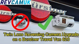 DIY upgrade on Burstner to twin reversing / rear view camera. Adaptors made it so easy!