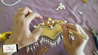 Жемчугли тиллакош ясаш/ Корона королевы/ Crown/  Diadem /Изготовление тиллакоша