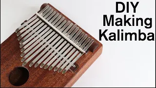 DIY カリンバの作り方　How to make a kalimba.