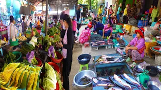 Yellow Pancake, River Fishes, Palm Fruit, & More - Cambodian Countryside Routine Foods & Lifestyle