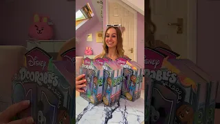 [ASMR] OPENING A GIANT BOX OF THE NEW *PLATINUM* DISNEY DOORABLES SERIES 10!!!😱✨🩶 #Shorts