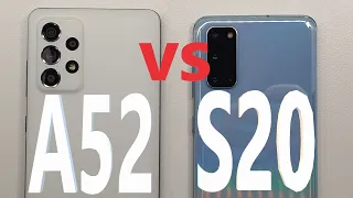 Samsung Galaxy A52 5G vs Samsung Galaxy S20 - SPEED TEST + multitasking - Which is faster!?