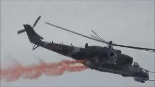 Awesome Show! Mil Mi -24 at ILA Airshow 2014