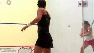 1-Duncalf (England) v. Grinham (AUS), Game 1 US Open 2012 Squash video by Sarah Cortes
