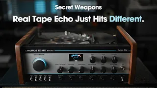 You can mix this REAL tape echo in STEREO! EchoFix EF-X3 | Secret Weapons Demo & Review