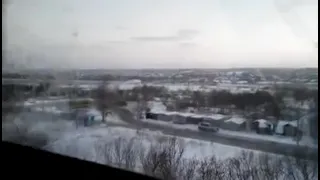 Донецк. ВС ДНР работают из Града 01.12.2014