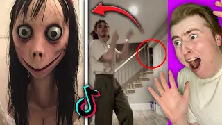 TikToks You Shouldn't Watch At Night (Funny Jump Scare Reactions)