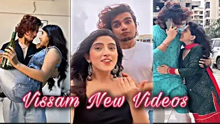 Vissam New Romantic Videos♥️/Vishal pandey & Sameeksha Sud new Instrareels💛/#vissam#teentigada