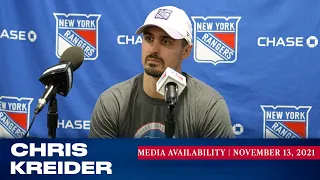 New York Rangers: Chris Kreider Postgame Availability | Nov. 13, 2021