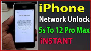 How To iPhone Network Unlock ALL Model । ikey Windows Tools । instant Service