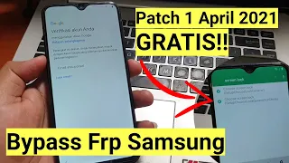 Bypass Frp Samsung lupa akun google Patch April 2021 terbaru gratis senam jari gak perlu bayar
