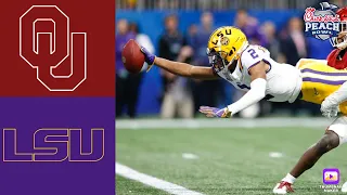 #4 Oklahoma vs #1 LSU | 2019 Chick-fil-A Peach Bowl Highlights | 12/28/19