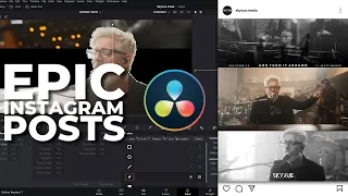 Create EPIC Instagram Posts In Davinci Resolve 17 Tutorial