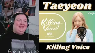 First Reaction to Taeyeon Killing Voice