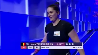 Anna Vanbellinghen 🇧🇪 - 2021 European Weightlifting Championships - Women's 87+ kg - A Session