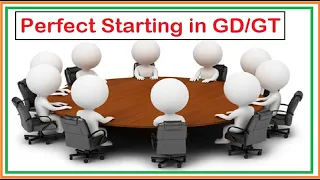 Perfect starting lines in GD Introduction | How to start GD | GD starting lines | Group Discussion