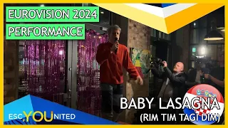 Baby Lasagna performs "Rim Tim Tagi Dim"-Teya's Malmo Birthday Party (5/1) | Croatia Eurovision 2024