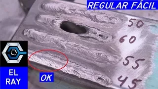 How to regulate the welding machine, amperage any material and electrode