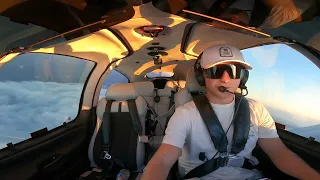 Cirrus SR22T Flight Vlog / Sacramento - Half Moon Bay / Instrument Approach and Low Clouds!