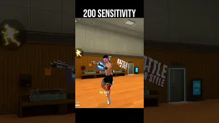 New 200 Sensitivity 🔥 Free Fire Sensitivity Settings #freefire #sensitivity #ob44update #shorts