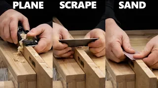 3 Woodworking Essentials - Planing, Scraping and Sanding