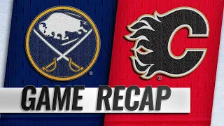 Eichel's OT winner powers Sabres past Flames, 4-3