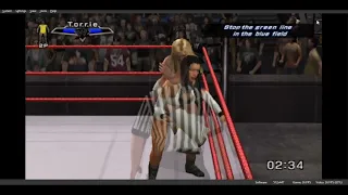 Torrie Wilson Vs Victoria WWE SVR 2007 Road To WM22 Mos