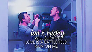 gallavich ♥ | ian & mickey [+11x10] - i will survive / love is a battlefield / rain on me