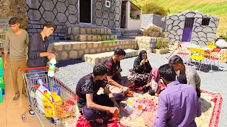 "Exploring the Bustling City for Grocery Shopping: A Journey of Hasan and Qadir"