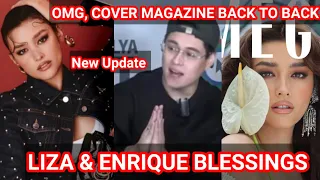 #lizquen Liza Back to back ang Cover Magazine, Enrique Gil may Bagong aabangang proyekto