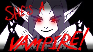 She's a VAMPIRE! An Animated Halloween Greeting From Missi!