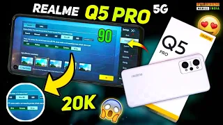 "Realme Q5 Pro 5G"BGMI/PUBG Gaming Review!(SD 870 In Just 20k rs.?😱😍🔥)Gyro,Heat,Graphics & FPS Exp.🔥