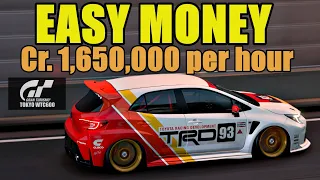 Easy and fun Money Method GT7 | Toyota Corolla GR Tune | Gran Turismo 7 | GT7 Money Grind | PS5 HD