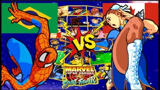 Marvel Super Heroes vs Street Fighter -WD vs -LiquidMetalX