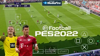 eFootball PES 2022 PPSSPP English Version New Update Latest Transfers & Camera PS5