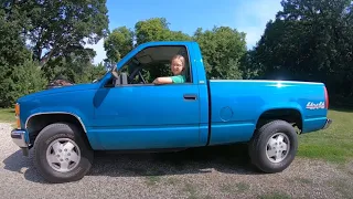 OBS 1994 Chevy Silverado Short Box Auto To Manual Swap. Part 4 clutch pedal.