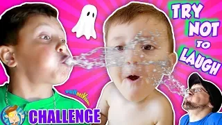 TRY NOT TO LAUGH CHALLENGE! FUNnel Family does HAHA