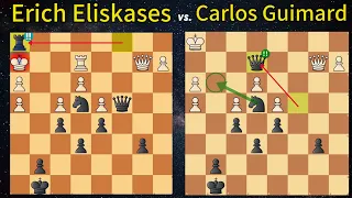 What A Finish ! | Erich Eliskases vs. Carlos Guimard, 1966 Round: 9