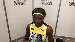 Jamaica's Shericka Jackson After Her Incredible 21.67 200m Semifinal