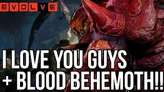 BLOOD BEHEMOTH IS UNBEATABLE!! Evolve Gameplay Walkthrough!! + WINNERS (XB1 1080p HD)